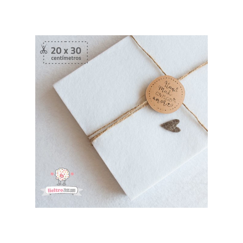 Fieltro Blanco 2mm (20x30cm)
