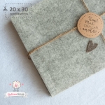 Fieltro Gris 2mm (20x30cm)
