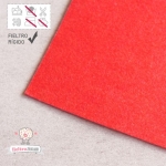 Fieltro Rígido Rojo 2mm (20x30cm)