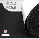 Rollo de Fieltro Adhesivo Negro.