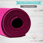 Fieltro Rollo Fuchsia 3mm.