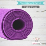 Fieltro Rollo Violeta 3mm.