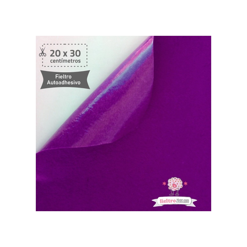 Fieltro Adhesivo Morado (20x30cm)