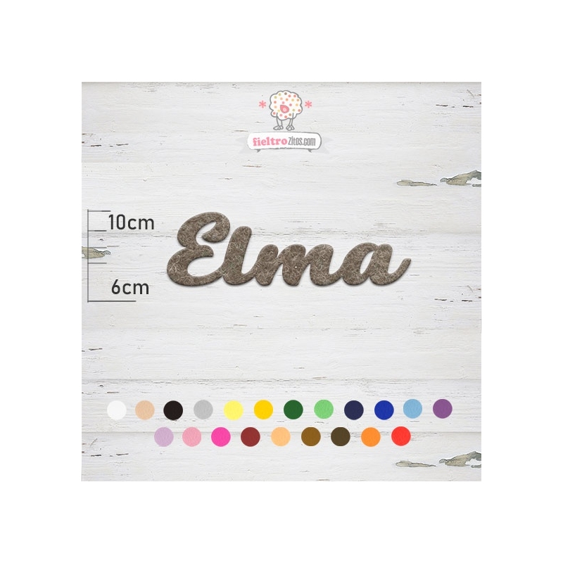 Nombres de Fieltro "Elma"
