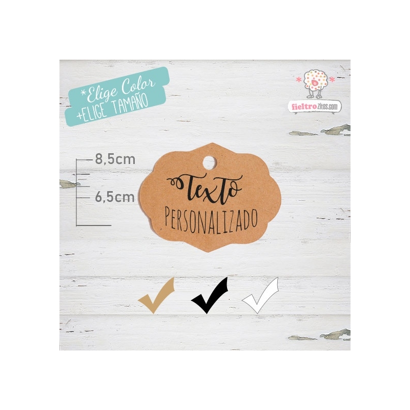 10 Etiquetas Colgantes Personalizadas Para Regalos