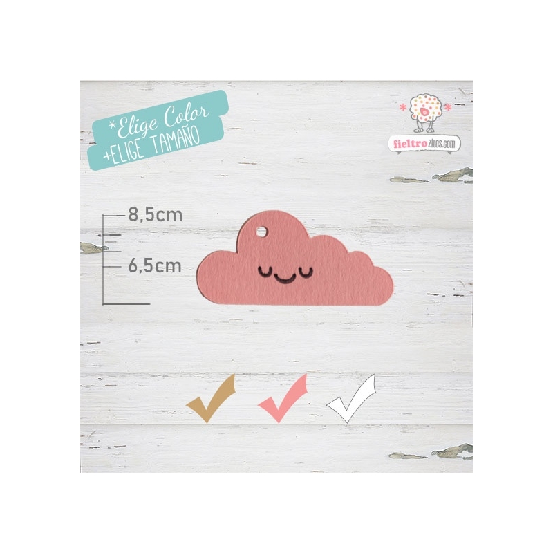 10 Etiquetas Colgantes Bautizo Personalizadas Nube Rosa