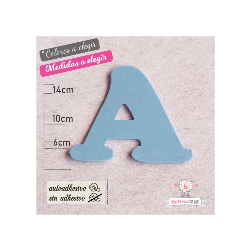Letras de Goma Eva "A"