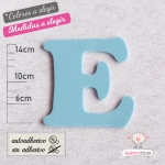 Letras de Goma Eva "E"