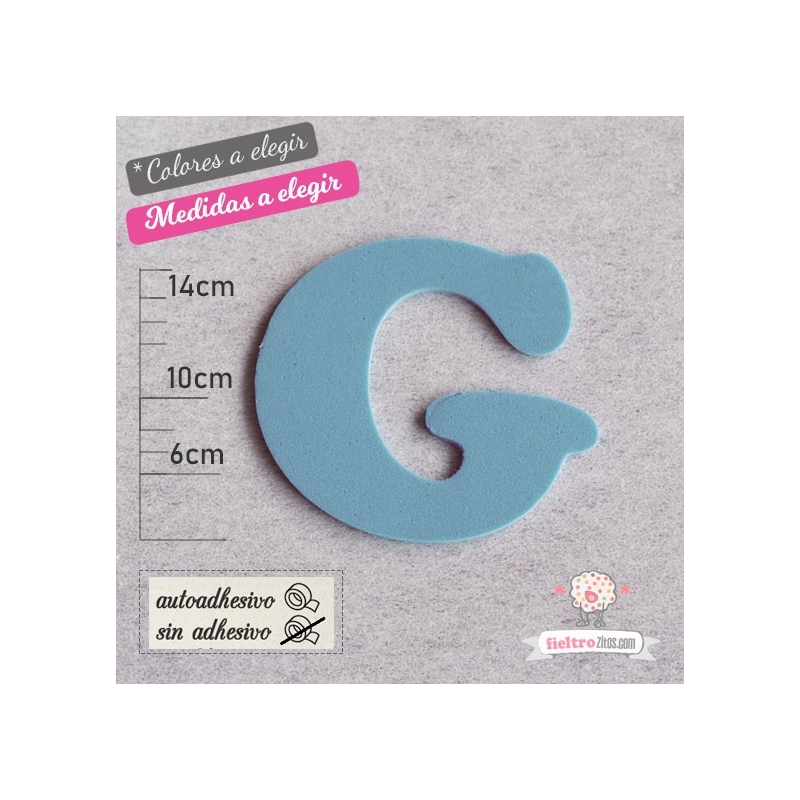 Letras de Goma Eva "G"