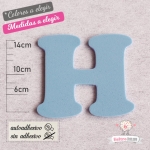 Letras de Goma Eva "H"