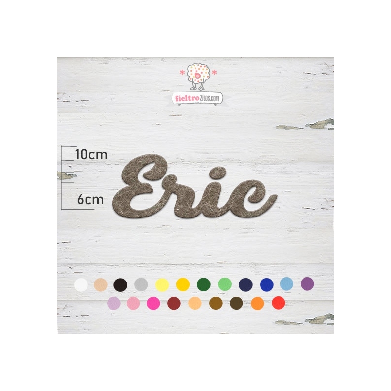 Nombres de Fieltro "Eric"