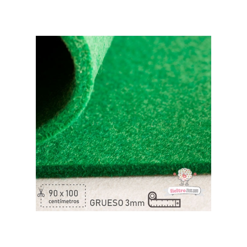 Fieltro Grueso Verde Billar