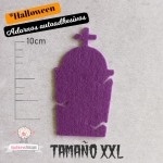 Adornos Lápidas de Fieltro Halloween