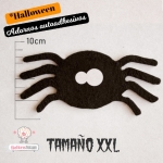 Adornos Arañas Negras de Fieltro Halloween