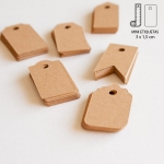 Etiquetas Mini Kraft