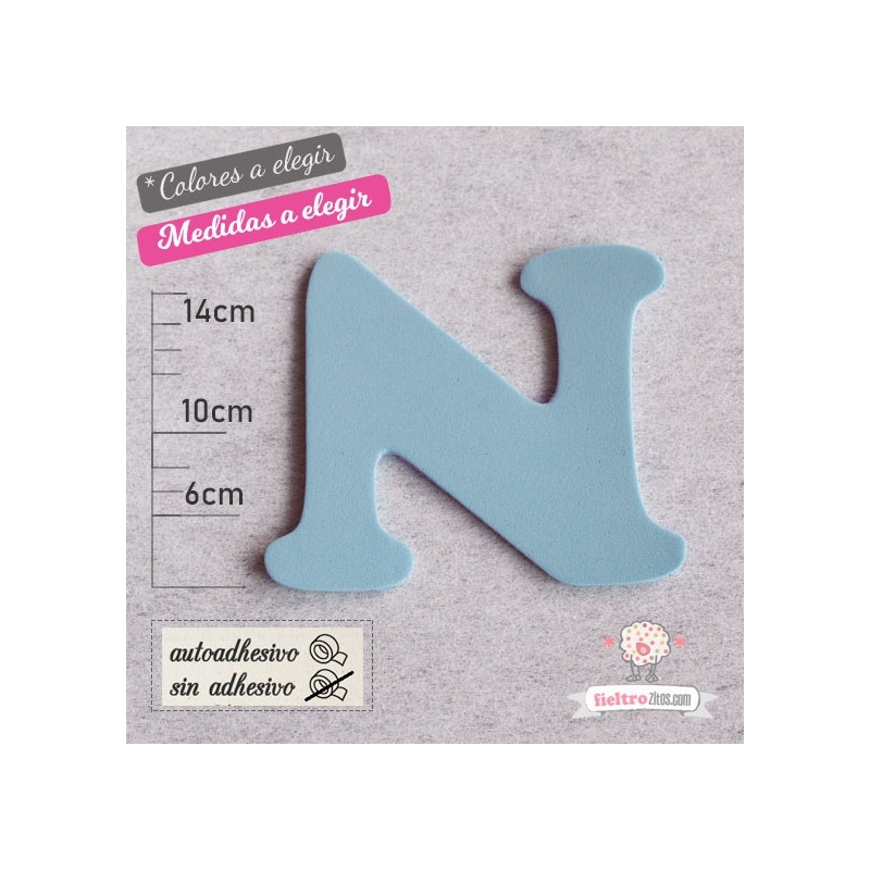 Letras de Goma Eva "N"