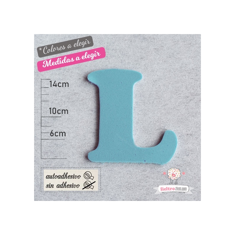 Letras de Goma Eva "L"