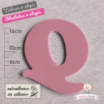 Letras de Goma Eva "Q"