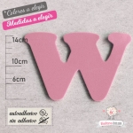 Letras de Goma Eva "W"