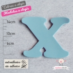 Letras de Goma Eva "X"