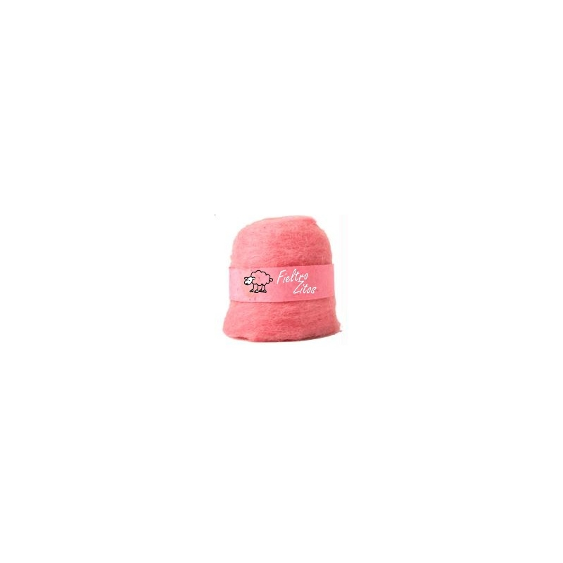 Fieltro Lana Rosa 10grs.